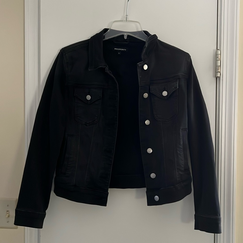 Prosperity black denim jacket